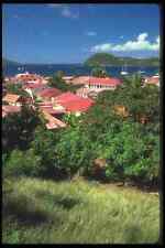 068086 Overlooking Port Town Terre de Haut Off Guadeloupe A4 Photo Print