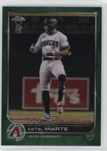 2022 Topps Chrome Ben Baller Edition Green Refractor /99 Ketel Marte #124 - Picture 1 of 4