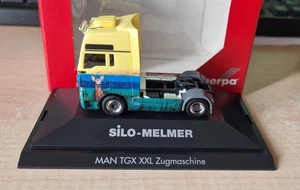 Herpa 110440 MAN TGX XXL Silo-Melmer trattore stradale 1:87 OVP - Foto 1 di 5
