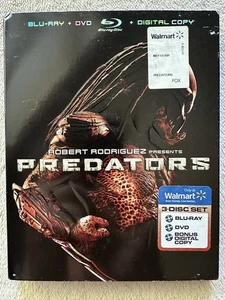 Predators BLU RAY + DVD with Sleeve Movie Good Condition - Picture 1 of 9
