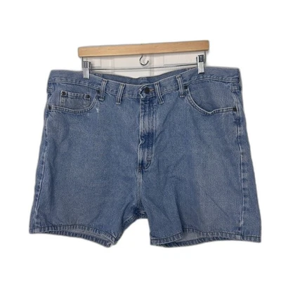 Pantalones Cortos de Jean Wrangler Para Hombre Calce Relajado Denim Talla 44 Azul 100% Algodón De Colección Foto 1 de 4