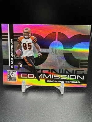 2007 Donruss Elite Zoning Commission Black #ZC-16 Chad Johnson /400 - Image 1 of 2