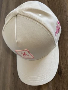 Psycho Bunny Unisex Classic Beige Cap OS Unisex Embroidered & Rubber Logo Cotton - Picture 1 of 11