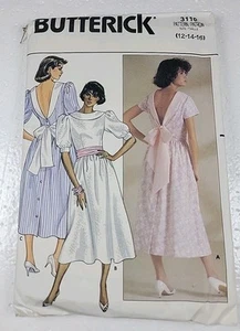 Butterick 3110 Misses Kleid Muster-Größe 12-14-16 - Bild 1 von 5