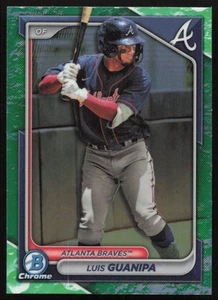 2024 Bowman Cromo VERDE Cratere Lunare Rifrattore Luis Guanipa #BCP-118 C24 - Foto 1 di 2
