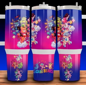 40oz Universal Monsters 80s Bears - Frankenstein - Dracula Cup Mug Tumbler - Picture 1 of 3