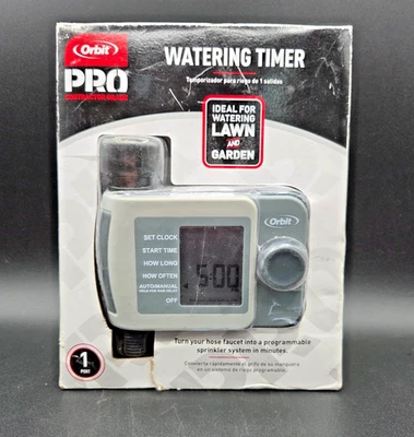 Orbit Pro Contractor Grade 1-Port Watering Timer for Lawn & Garden - New - Image 1 of 4