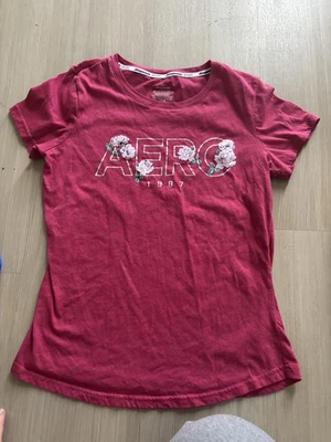 Aero Floral Hot Pink T Short Sleeve Women's Top Aeropostale Sport Size Medium - Image 1 of 3