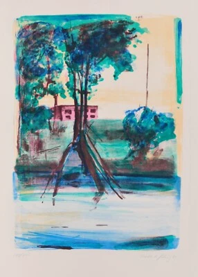 Yvette Kießling /2009/handsigniert/ 250 Exemplare/ Lithographie - Bild 1 von 3