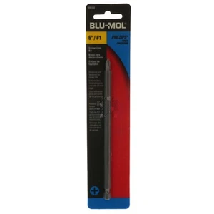 BLU-MOL 00100  #1 Phillips Screwdriver Bit, 6" Length - Picture 1 of 14