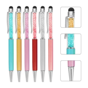 6 Pcs Capacitor Pen Ballpoint 2-in-1 Capacitive Pens Stylus for Phone - Zdjęcie 1 z 12