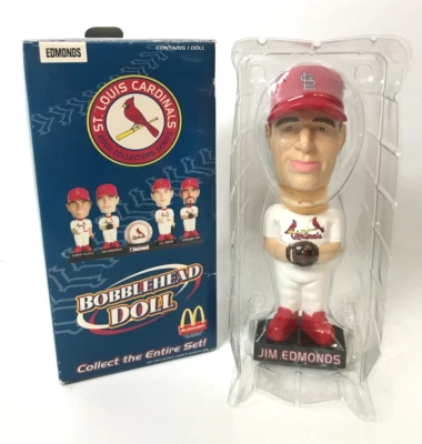 Jim Edmonds - Cardenales de San Luis 2001 Bobblehead MCDONALDS Promo Foto 1 de 4