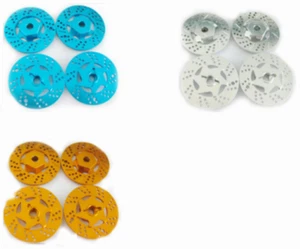 1/10 Rc Car Alloy metal Brake Disc Wheel Hex Hub 12mm Hex x4Pcs N10075 / 76 / 77 - Picture 1 of 9