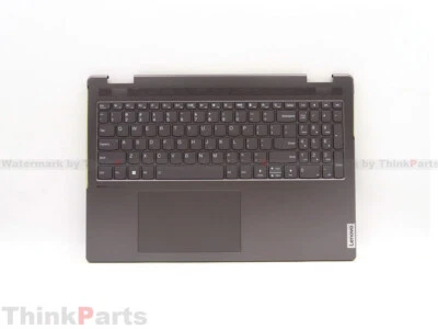 New/Orig Lenovo ideapad Yoga 7 16IAH7 16IAP7 Palmrest Keyboard Bezel US SG N-FPR - image 1 of 2