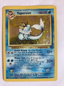 Pokémon TCG Vaporeon Jungle 12/64 Holo Unlimited Holo Rare - Picture 1 of 3