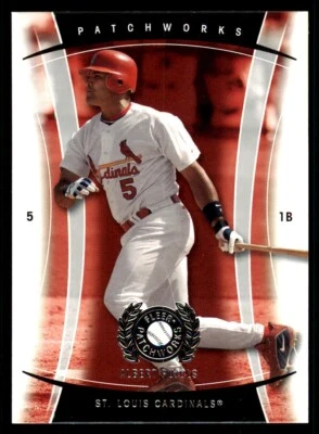 2005 Fleer Patchworks #49 Albert Pujols - Image 1 of 2