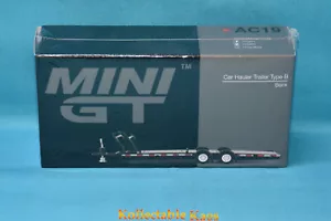 1:64 Mini GT - Car Hauler Trailer Type B AC19 "Black" - Picture 1 of 2