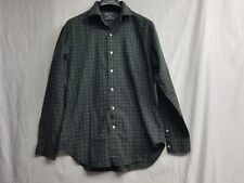 American Living Men's Plaid Long Sleeve Button Down Shirt Size Medium Green