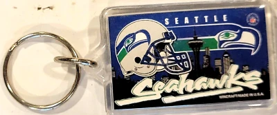 NFL Seattle Seahawks Acrylic Keychain, NEW - Image 1 of 2