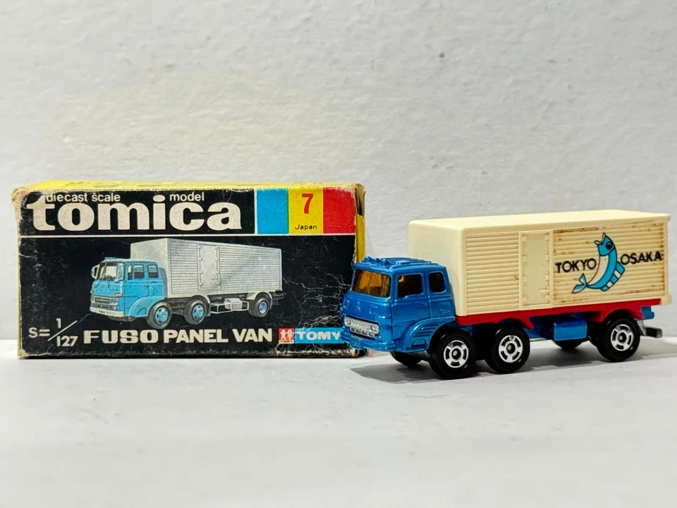 Tomica Black Box Mitsubishi Fuso Panel Van Made in Japan No. 7 Tokyo Osaka - image 1 of 4