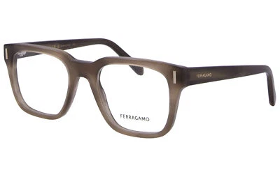 Salvatore Ferragamo SF2996 319 Anteojos Para Hombre Rayas Caqui Borde Completo 54mm Foto 1 de 4