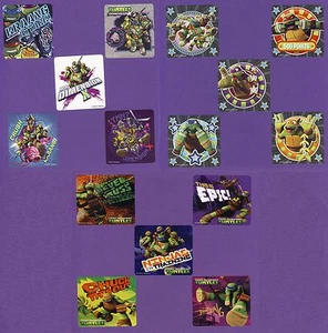 15 Teenage Mutant Ninja Turtles Assorted Large Stickers - Party Favors - Rewards - Picture 1 of 4