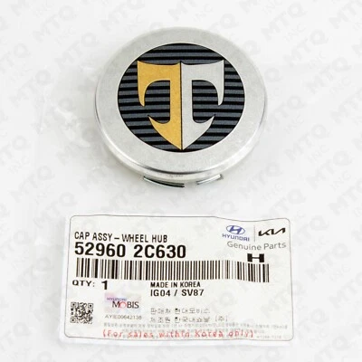 New Hyundai Kia Wheel Center Cap for Tuscani Tiburon 17" (1PC) 52960-2C630 - Image 1 of 4