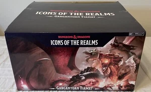 2021 NECA WIZKIDS DUNGEONS AND DRAGONS ICONS OF THE REALMS GARGANTUAN TIAMAT NEW - Picture 1 of 6