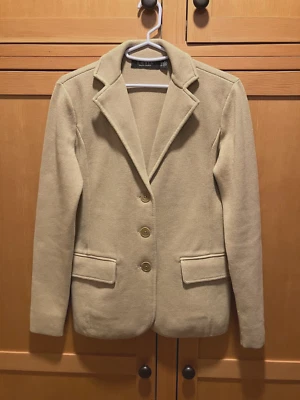  Blazer Ralph Lauren Mujer Mezcla Algodón Suéter Tejido Tostado Talla Pequeña Pequeña  Foto 1 de 4