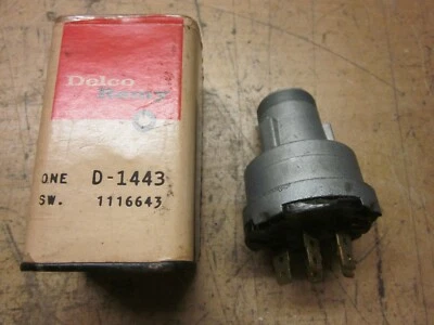 Oldsmobile F-85 1963 y Jetfire Delco Remy interruptor de encendido nuevo de Lote Antiguo #D-1443 Foto 1 de 3