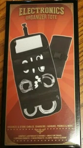 Electronics Organizer Tote for Cables Earbuds Chargers Phones and More NEW - Picture 1 of 1