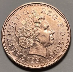 2000UK GB DECIMAL 2P TWO PENCE UNC COINS. Bx12.4 - Picture 1 of 2