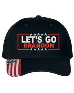 Freedom Express: Let's go Brandon Embroidered American Flag Cap - Bild 1 von 21