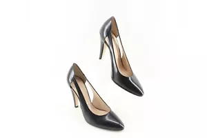 Zapatos de salón para mujer Bally Stepy de cuero negro tacones altos talla EE. UU. 7 EU 37,5 - Imagen 1 de 7