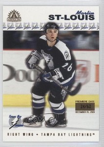 2001-02 Pacific Adrenaline Premiere Date /62 Martin St Louis #177 HOF
