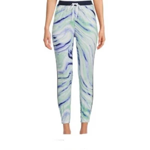Ladies Pajama Bottoms Size Medium Blue Swirl NWT - Picture 1 of 1