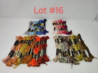 NEW DMC Floss From DEALER STOCK - 50 Random Colors - Lot #16 - NO DUPLICATES. - Image 1 of 4