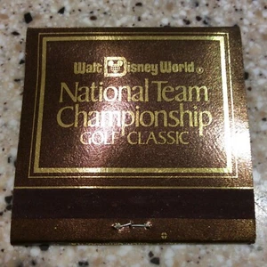 Walt Disney World Matchbook national team GOLF Vintage 1977 - Picture 1 of 4