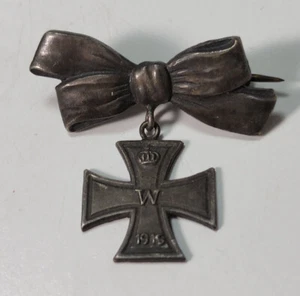 Vintage 1915 Kaiserlich Deutsche Miniatur Eisen Kreuz Pin 1" Weltkrieg 1 - Bild 1 von 4