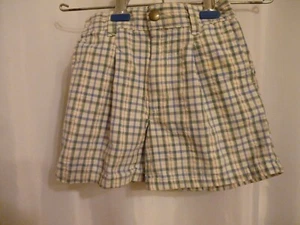 Pantalones Cortos Details by Jonathan Azul Fuerte a Cuadros Talla 3T - Imagen 1 de 5