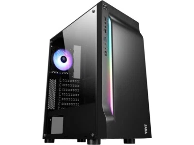 Custom Built Gaming PC Desktop Computer AMD Ryzen 16GB 512GB SSD Radeon RX 5700 - Image 1 of 4