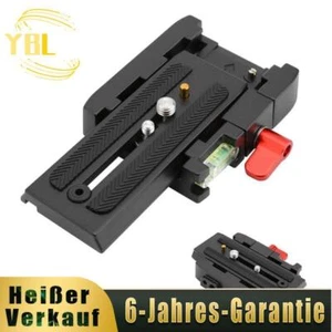 Quick Release Clamp Platte Aluminium Alloy Für Manfrotto 501 500AH 701HDV 503HDV - Bild 1 von 7