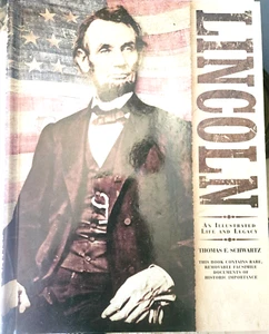 LINCOLN Hardcover Book Thomas Schwartz includes authentic document copies - Picture 1 of 4