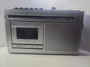 Vintage Emerson FM Tested Working AM Cassette Tape Recorder Radio K3661 - Picture 1 of 4