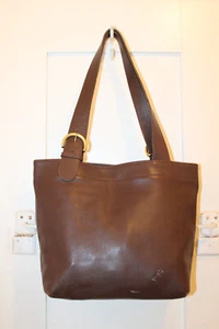 Borsa Coach Soho Waverly Lafayette marrone pelle conciata a guanto tote bag #4140 vintage USA - Foto 1 di 11