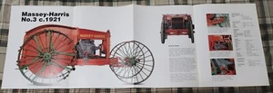 Massey Harris Farm Tractor Poster Picture Out of Print Collectible Wall Art - Picture 1 of 1