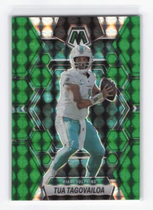 2023 Panini Mosaic Tua Tagovailoa Green Prizm Dolphins #143 - Picture 1 of 2