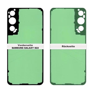 Samsung Galaxy S22 Akkudeckel Klebefolie Kleber Backcover Rahmen Batterie - Bild 1 von 7