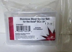 Dynamite Stainless Steel Screw Set: Axial SCX-24 (375 Fasteners) #DYNH2027 NIP - Picture 1 of 1