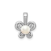 Details about / .925 Sterling Silver CZ Initial I Small Pendant Unisex Rhodiumed 30mm Charm